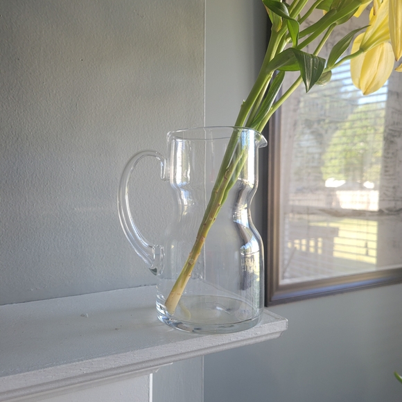 Vintage Other - VINTAGE Elegant Clear Glass Watering Pot Vase